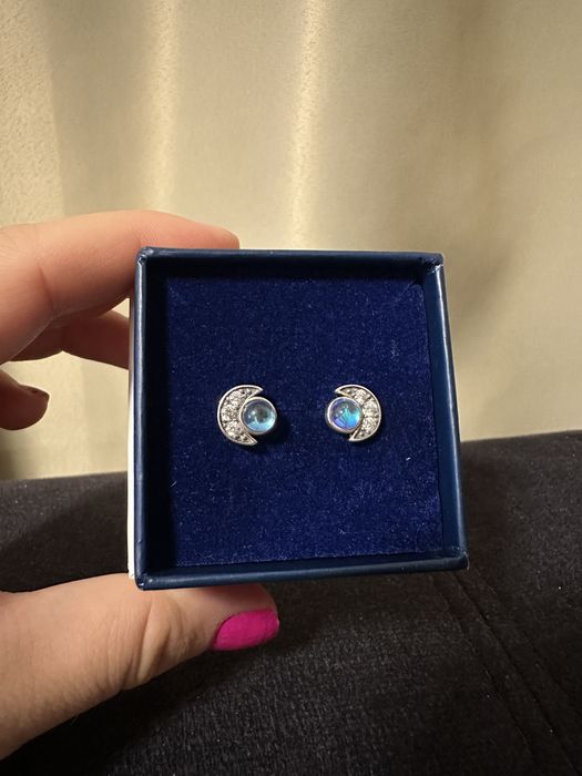 Сребърни обеци