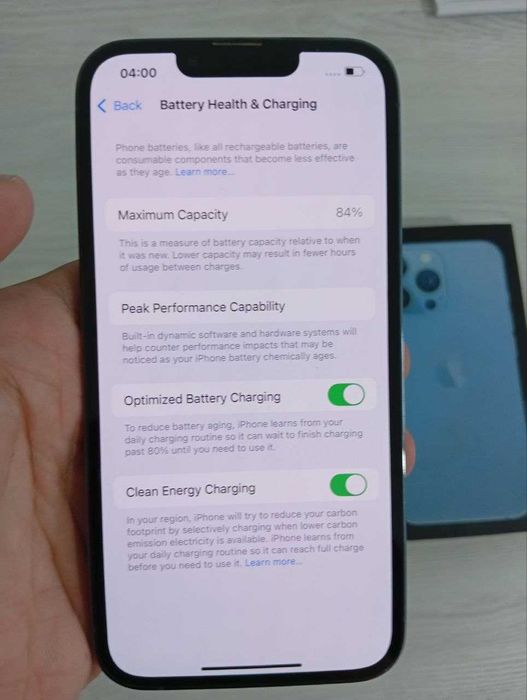 iPhone 13 Pro 256 GB 84% LL/A