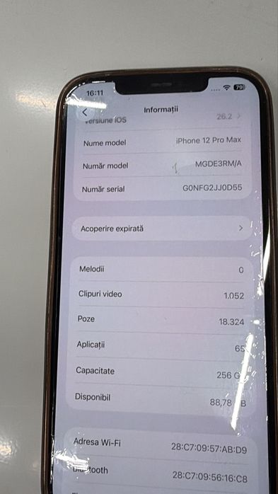iPhone 12 pro max , 256 GB, neverlocked