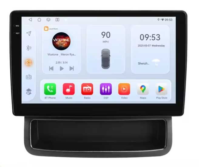 Мултимедия 9″ Android 14 за RENAULT TRAFIC II OPEL VIVARO A Carplay