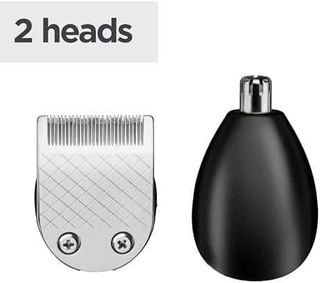 Нов BaByliss Комплект за Мъже, Тример за Брада и Нос, Водоустойчив