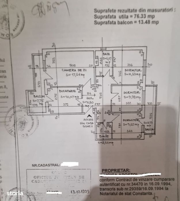Faleza nord unirii-  apartament 4 camere decomandat