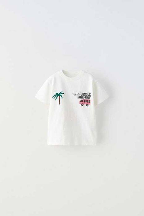 Нови тениска и блуза ZARA размер 98 с къс и дълъг ръкав