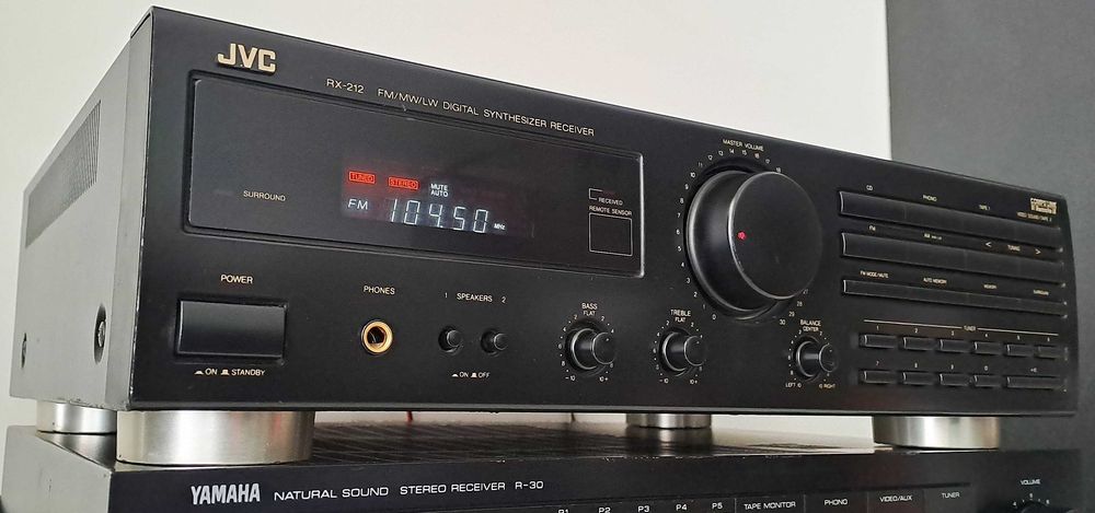 JVC RX-212BK Amplificator Stereo – Sunet de exceptie – Receiver Phono