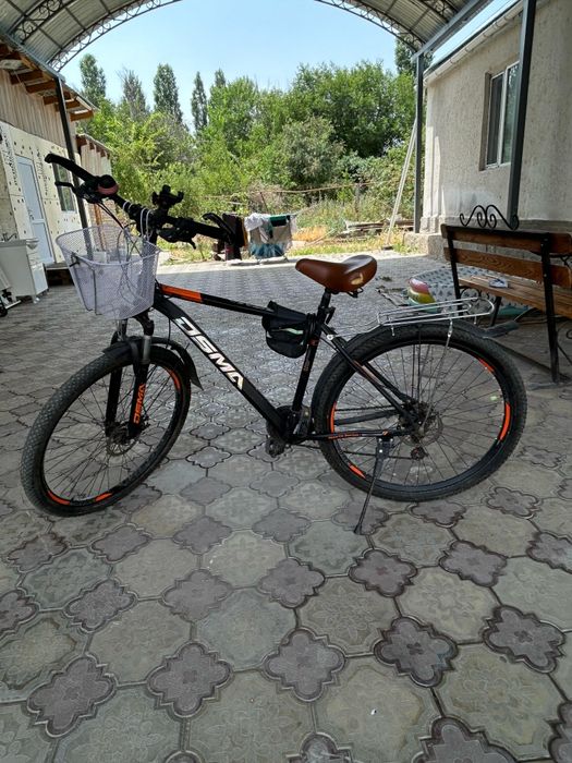 Велосипед чёрный б/у