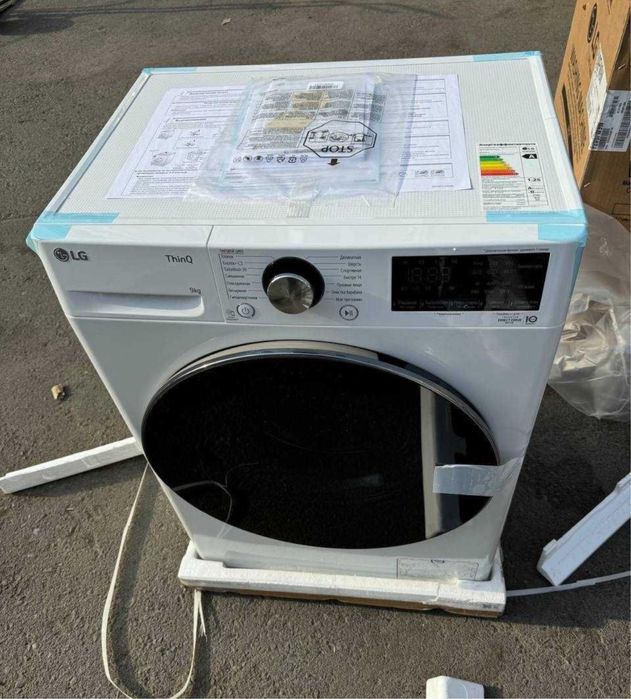 Стиральная машина LG 9 кг - AI DD | TurboWash 360° | Steam+ | ThinQ