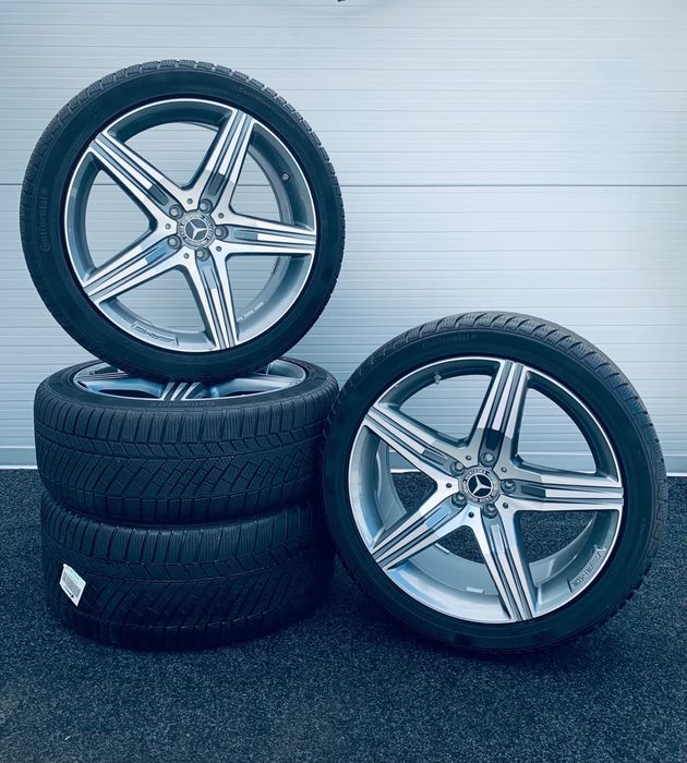Jante originale Mercedes Benz S Class S63 S65 AMG Anvelope de iarnă 20 W222 C217 A217 jante A2224011200 A2224011300 himalaya grey Lucios