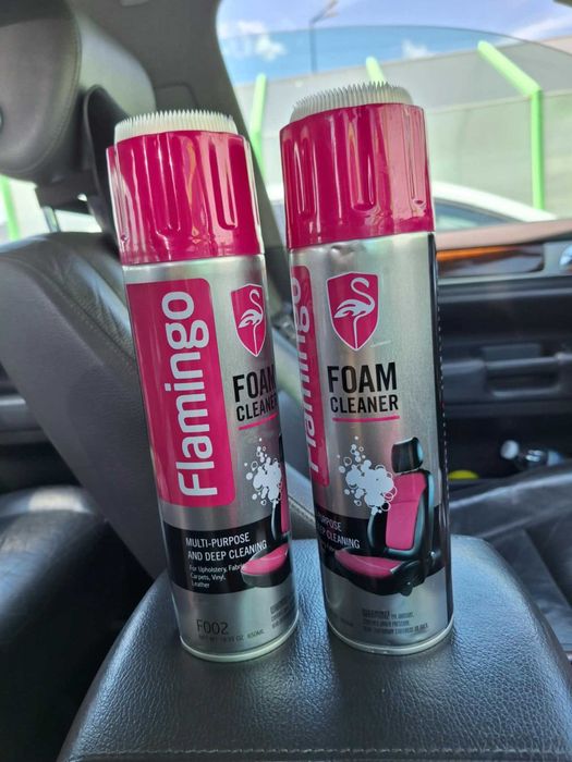 Пяна Flamingo за сухо пране-килими,тапицерии,автомобила и др.-2БР/22ЛВ