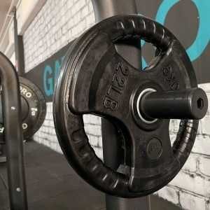 Тежести с Ръкохватки Ф50 | 1,25 кг - 20 кг Каучукови Дискове