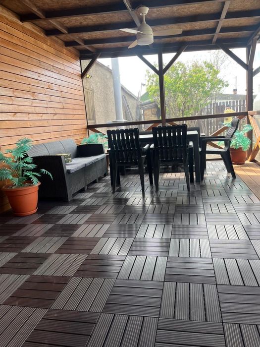 Садовый паркет (ДПК), террасная доска, декинг