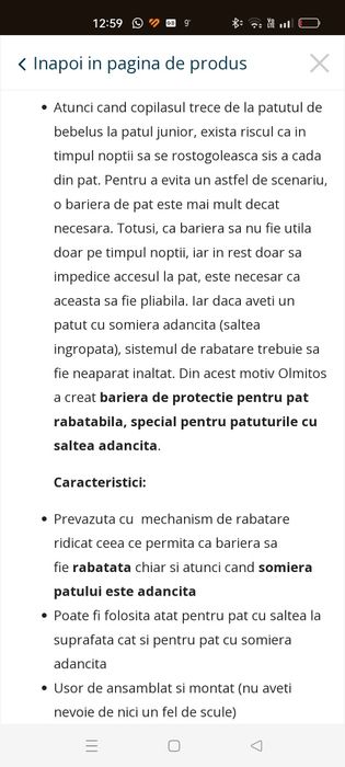 Vand bariera pat copii