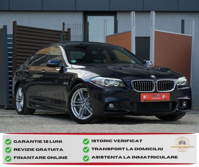 Bmw 525D xDrive 2015 Euro 6 218cp • 12 Luni Garantie Motor Cutie Diferential • Distributie Noua cu Acte doveditoare • Istoric Complet In Reteaua BMW