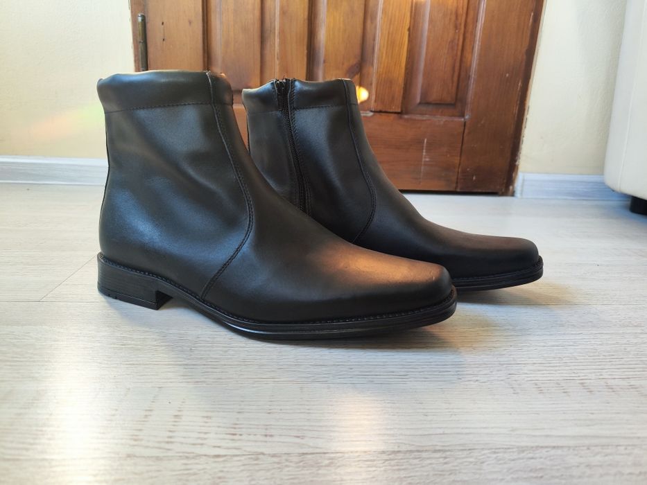 Мъжки кожени боти от естествена кожа 47 номер