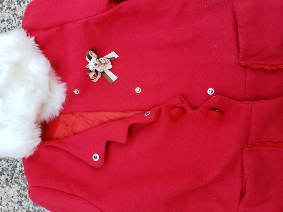 Разкошно палто за момиченце, ръст  150см