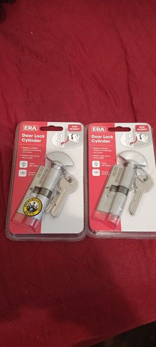 Lot 16 cilindri (butuci) încuietoare uși YALE, AGB, ERA, City safe, hardware, supreme- Noi/Sigilați