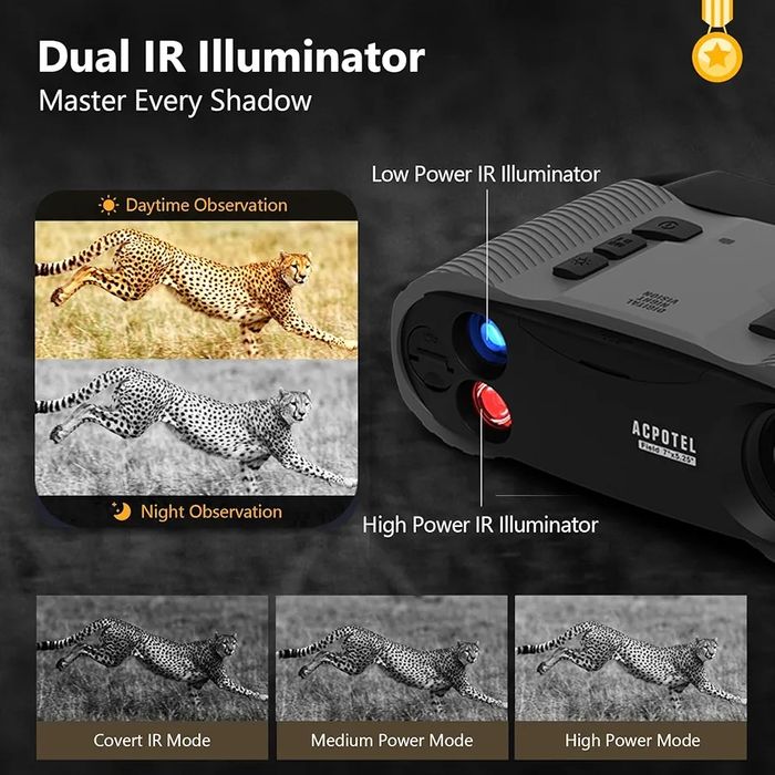 Професионален Ultra HD Бинокъл за нощно и дневно виждане