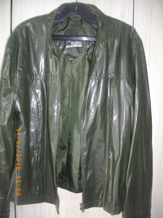 Ново Дамско Кожено Яке-40-42-Номер-L-Изк.Кожа-Непромокаемо-Crazy World