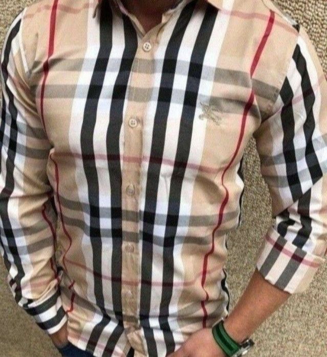 Camasi  bumbac slim fit Burbbery, diverse mărimi, logo brodat