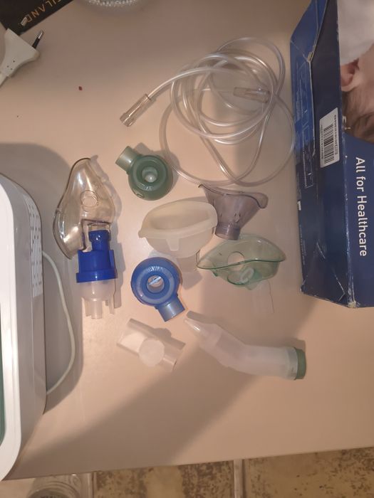 Aparat aerosoli OMRON DuoBaby, cu aspirator nazal, pentru bebelusi