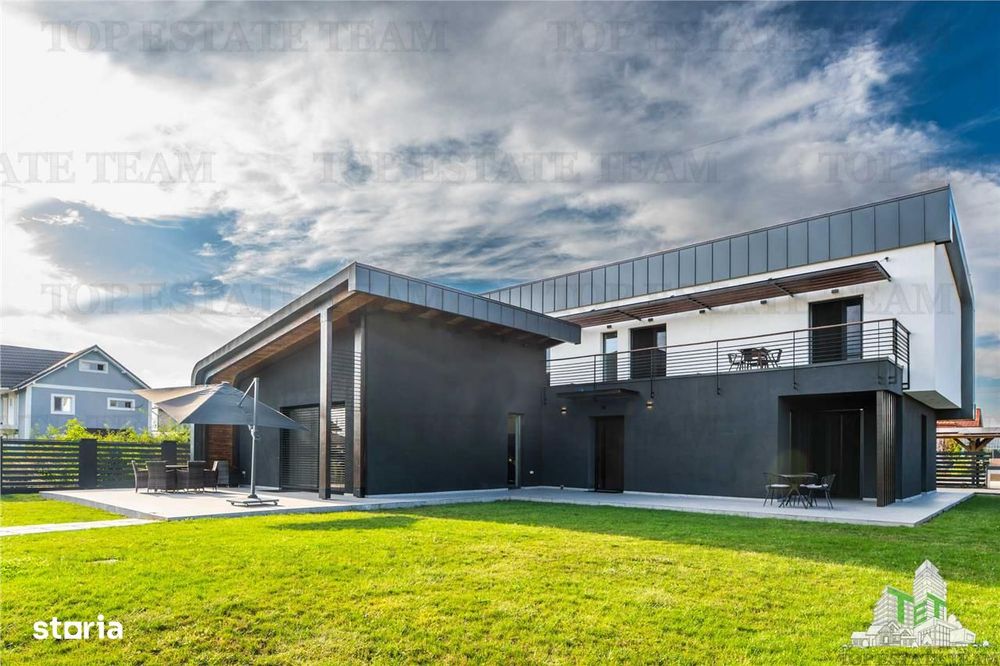 Casa moderna in Corbeanca cu 5 dormitoare si instalatia pentru piscina