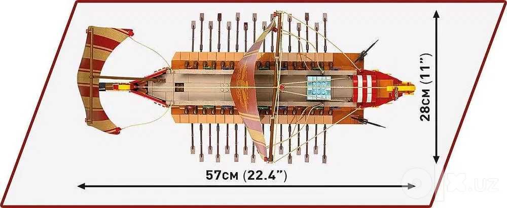 Roman warship - Римский военный корабль от Cobi (Польша, ЕС)