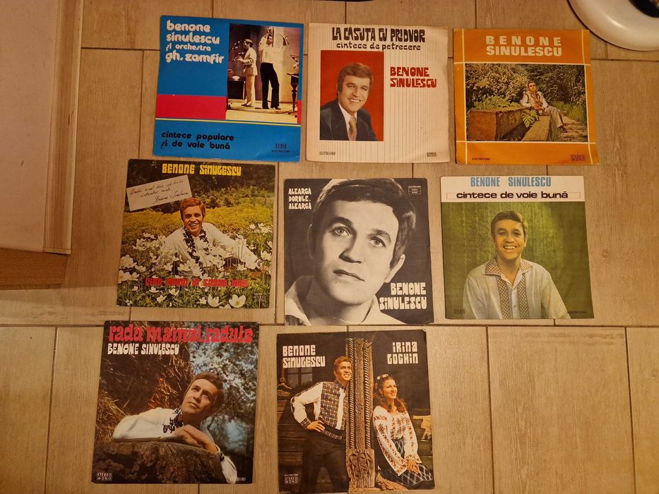 Colectie 164 discuri vinil - artisti celebri ai muzicii populare