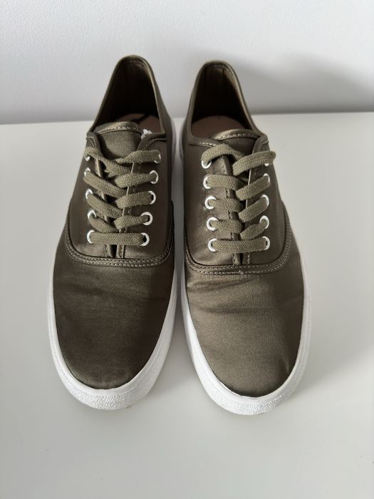 Унисекс маслено зелени кецове