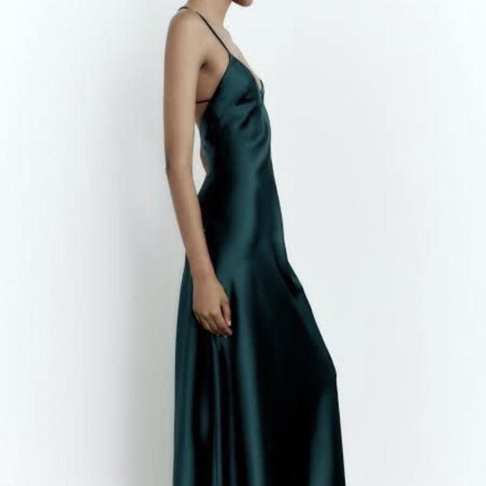 Рокли Mango и Zara от лен и памук