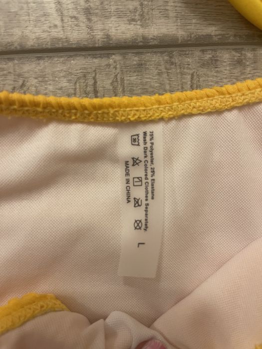 Costum de baie galben