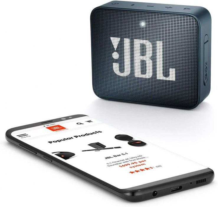 Boxa portabila JBL Go 2, Bluetooth, Waterproof, negru