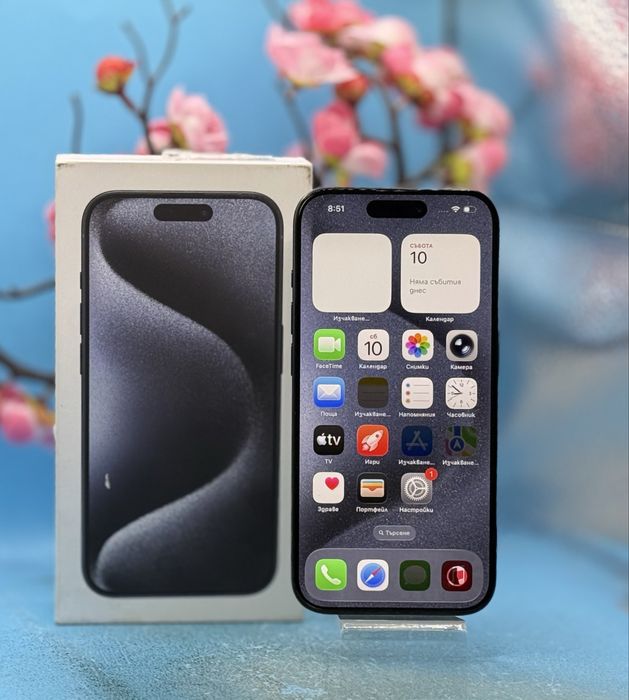 Apple iPhone 15 Pro, 512GB, 5G, Blue Titanium