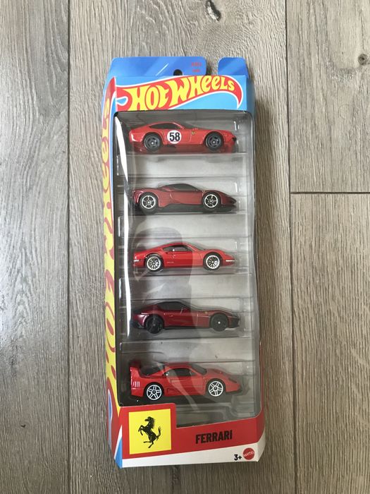 Hot wheels колички Ferrari 5-pack supra bmw mecedes audi hotwheels