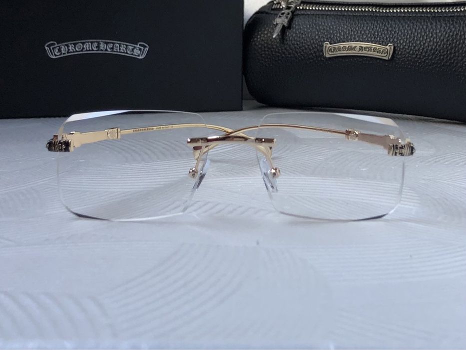 Очила за компютър Диоптрични рамки прозрачни слънчеви chrome hearts