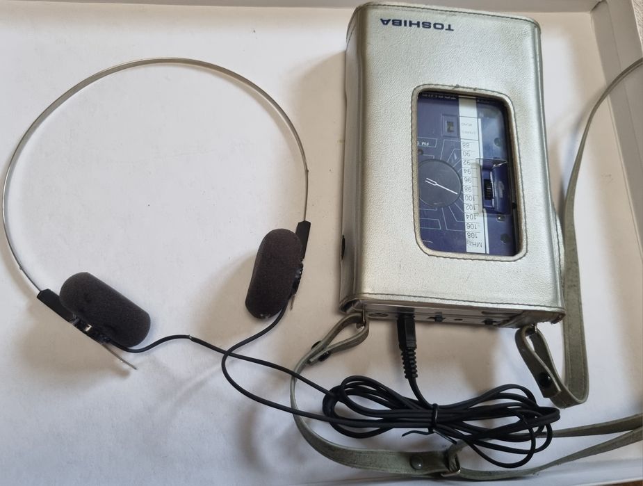 Radiocasetofon portabil de colecție Toshiba KT-S1 Metal