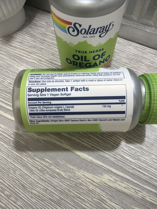 Solaray oil of oregano / соларай оил оф орегано