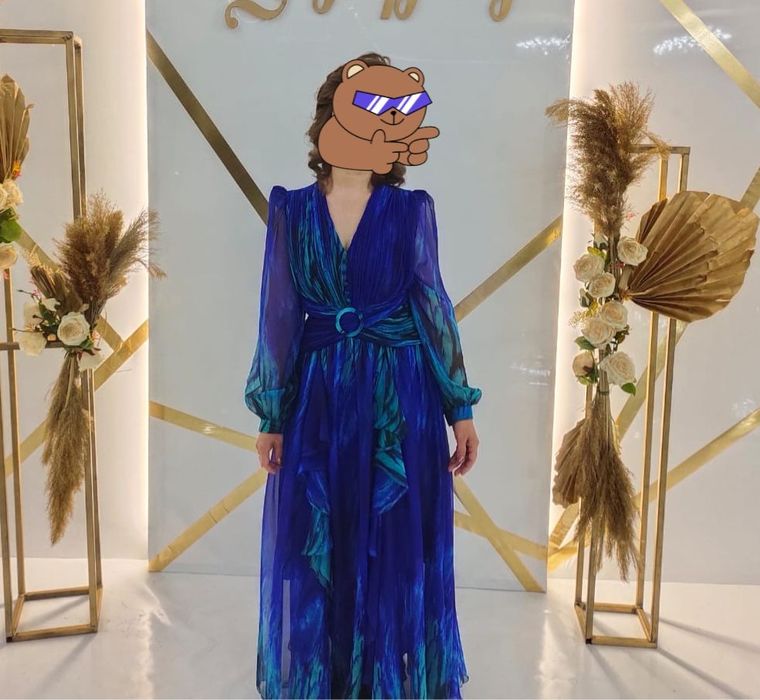 Вечернее платья из шифона