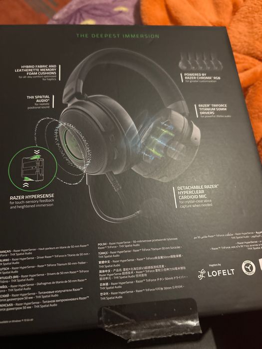 Razer gaming kraken v3 hypersense