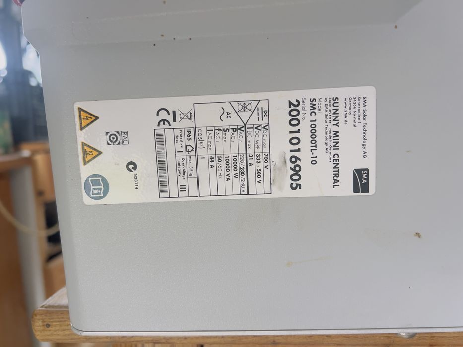 Invertor SMA 10 kw ongrid, smart meter wifi