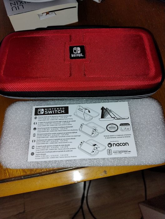 Gentuta transport rosie material dur pentru Nintendo Switch