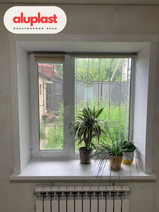 Установка пластиковых откосов и подоконников