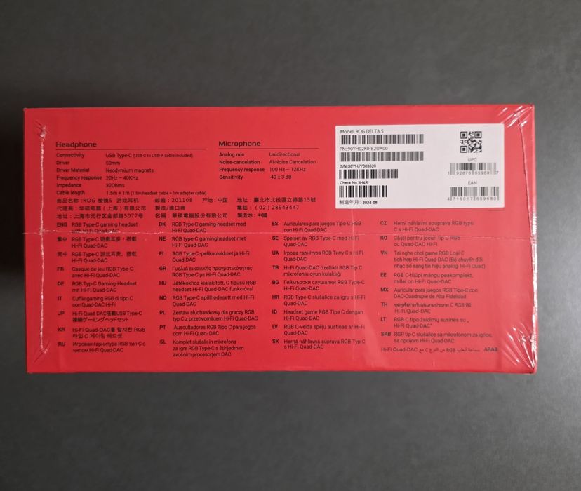 ASUS ROG Delta S Wired RGB Gaming Headset