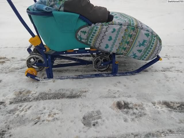 Продам сани с колесами