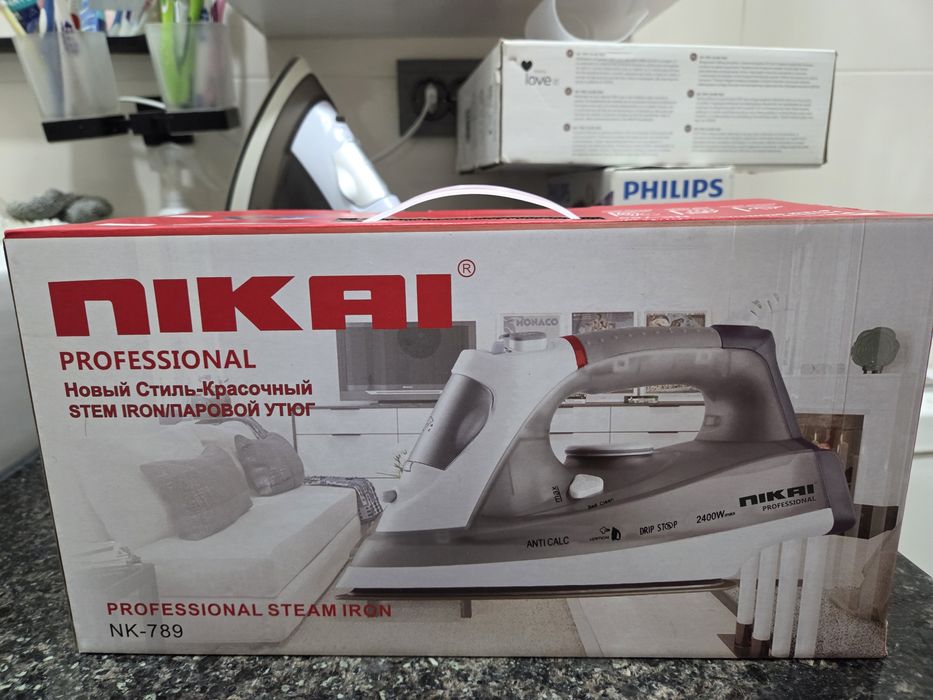 Паровой утюг Nikai, новый