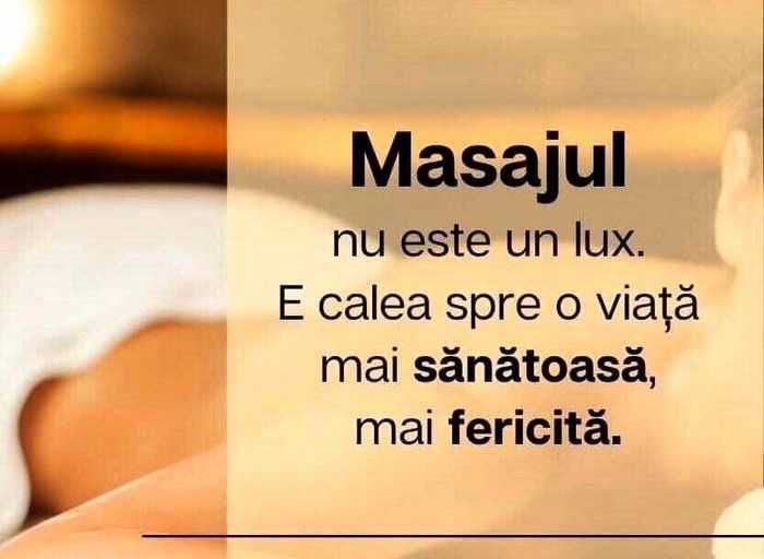 Masaj, terapie si relaxare