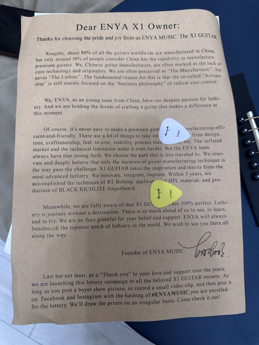 Гитара EA-X1 enya