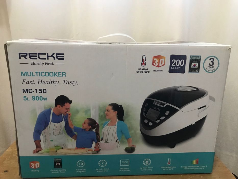 Мультиварка RECKE МС-150. 5 литров. 900 Ватт