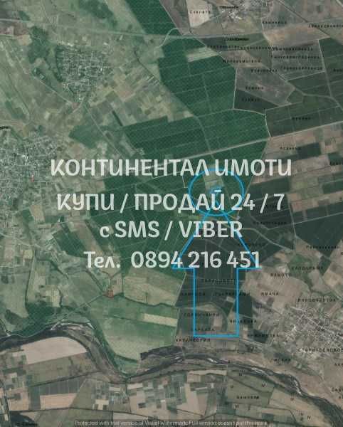 код 62904. Оризище 20дка с перфектна форма с лесен достъп