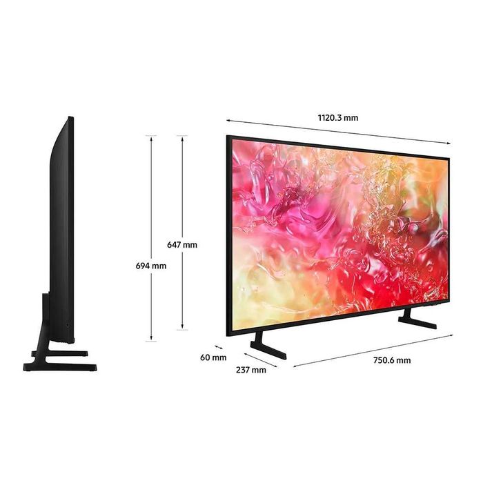 Телевизор Samsung 50 DU7100 Crystal 4K UHD SmartThings Tizen