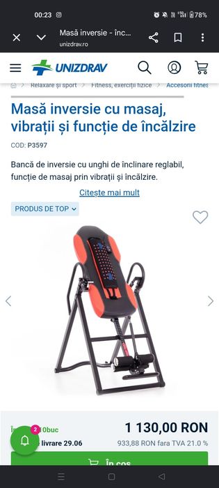 Masa inversie elongație insportline kinetoterapie fizioterapie
