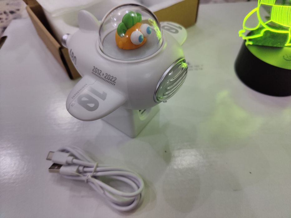 детский ночник в виде самолётика